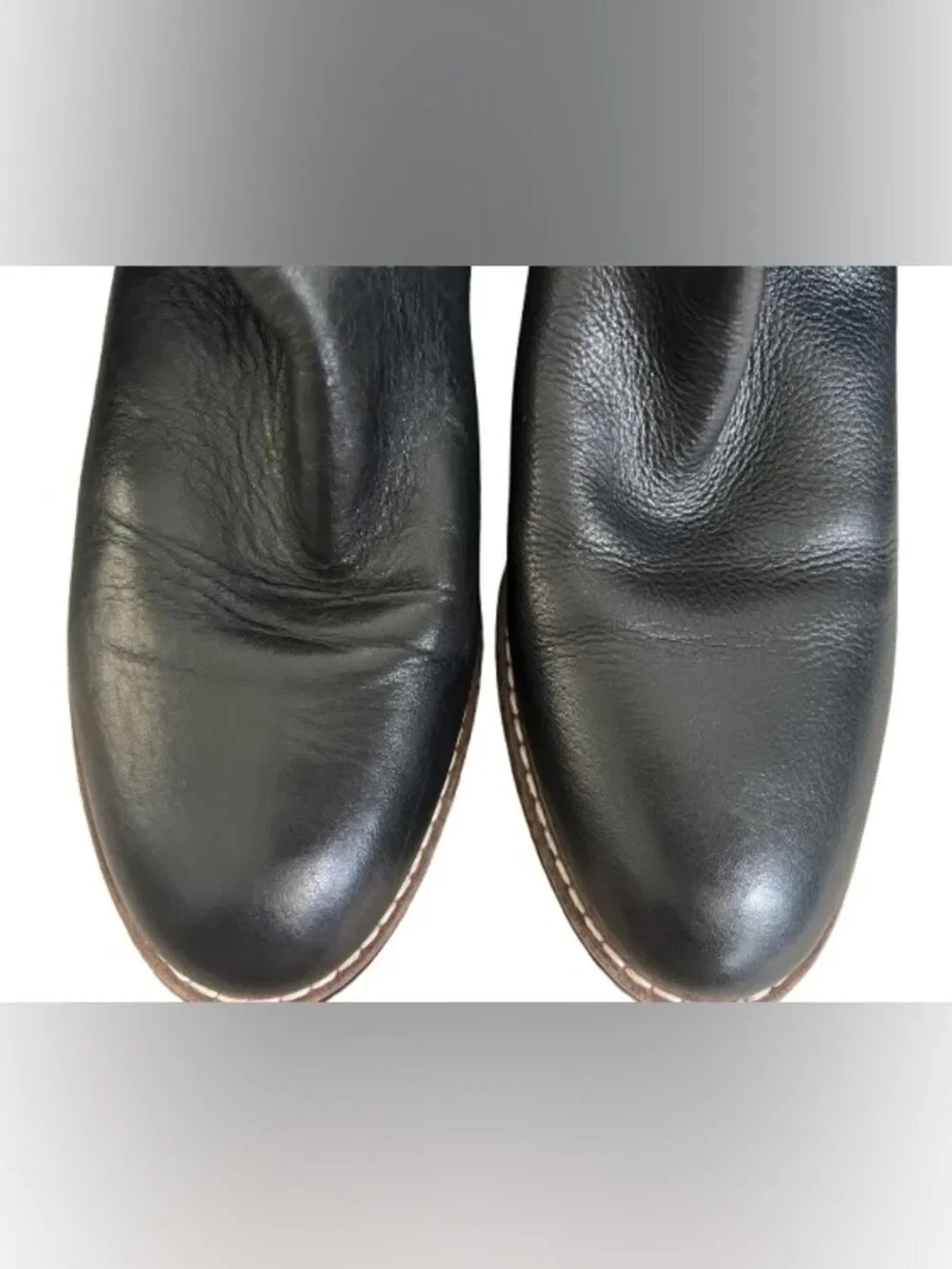 PIKOLINOS Aldaya Musketeer Tall Black Leather Knee-High Boots.  Size 39